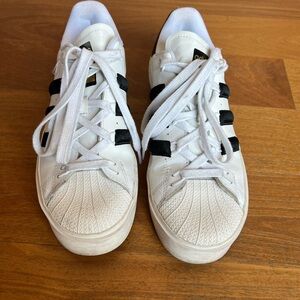 Adidas Superstar Platform Women’s Sneakers black and white 8.5